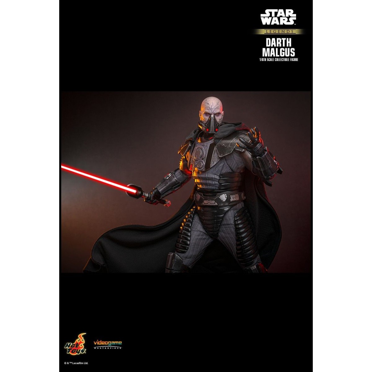 Hot Toys Star Wars Legends - Darth Malgus Obra Maestra Videojuego 1/6