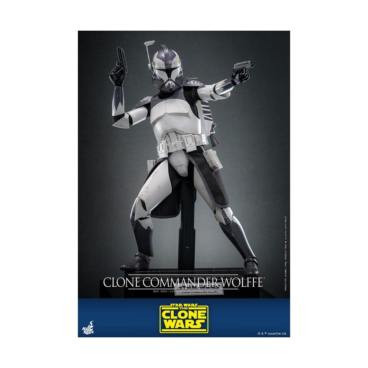 Hot Toys Star Wars - Comandante Clon Wolffe - The Clone Wars 1/6