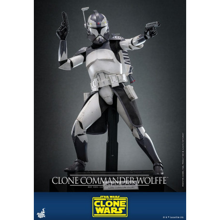 Hot Toys Star Wars - Comandante Clon Wolffe - The Clone Wars 1/6