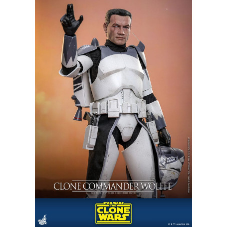 Hot Toys Star Wars - Comandante Clon Wolffe - The Clone Wars 1/6