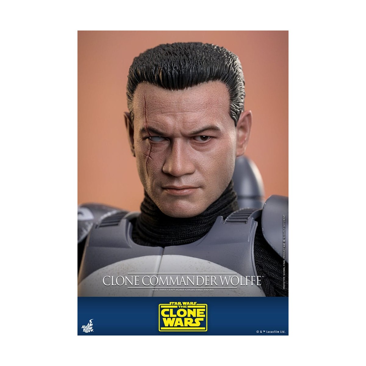 Hot Toys Star Wars - Comandante Clon Wolffe - The Clone Wars 1/6