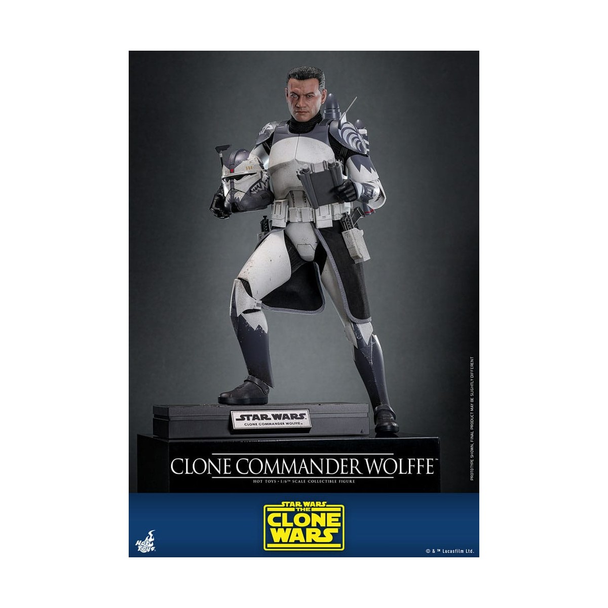 Hot Toys Star Wars - Comandante Clon Wolffe - The Clone Wars 1/6
