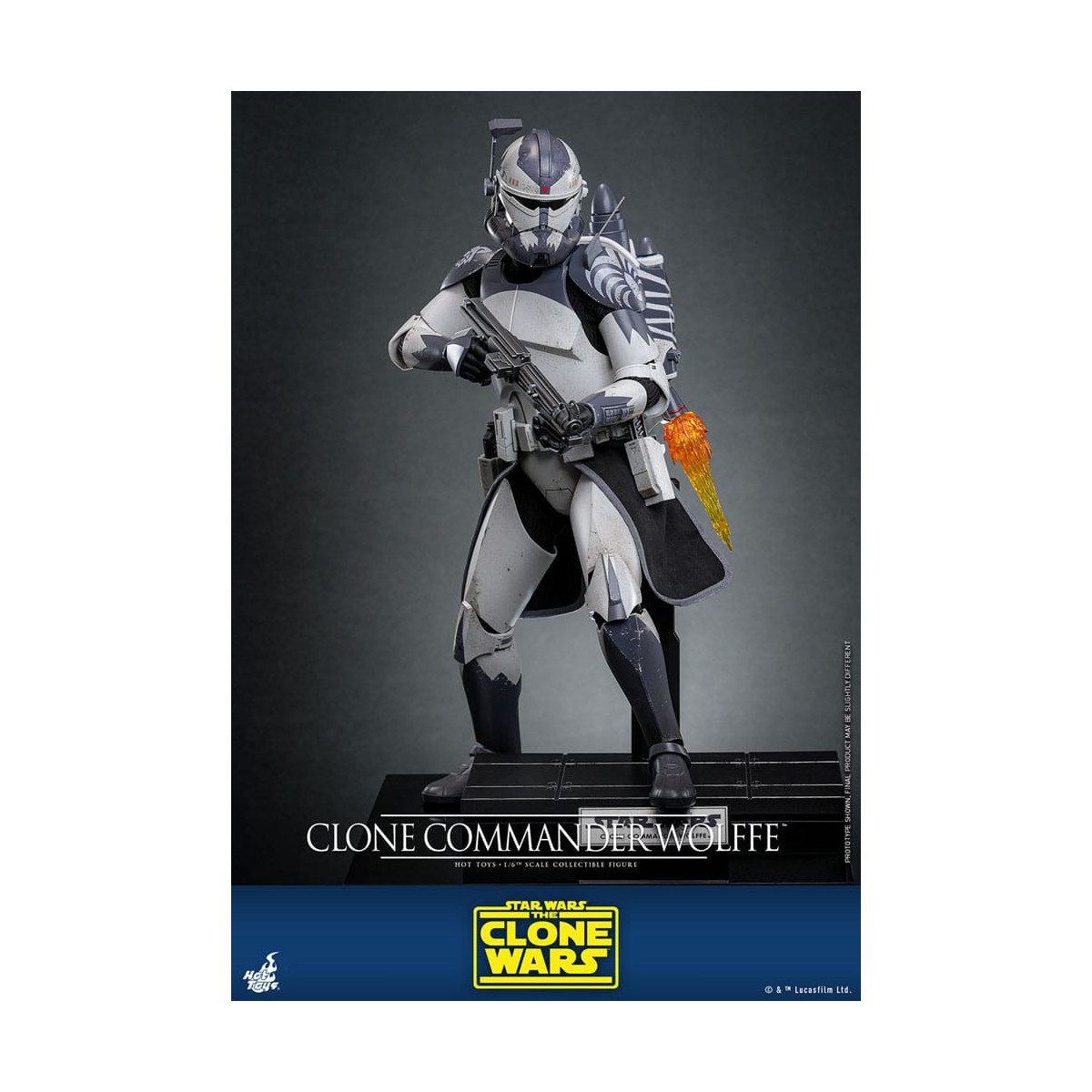 Hot Toys Star Wars - Comandante Clon Wolffe - The Clone Wars 1/6