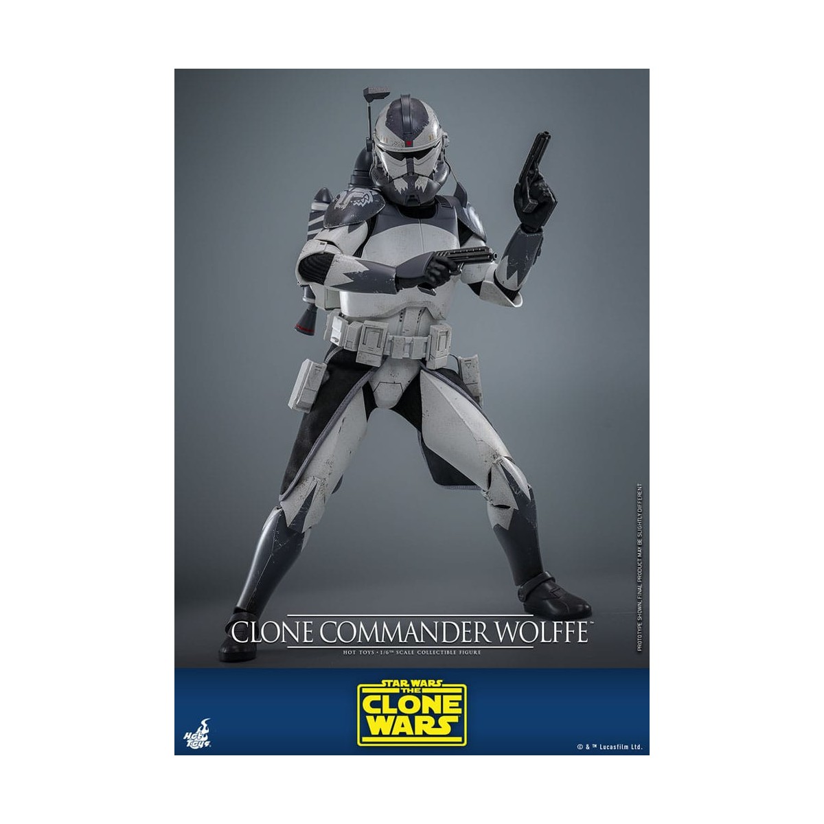 Hot Toys Star Wars - Comandante Clon Wolffe - The Clone Wars 1/6