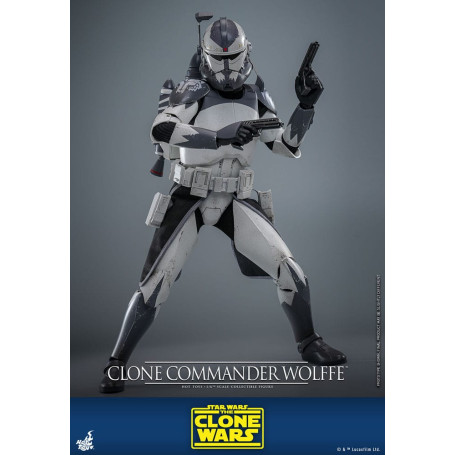 Hot Toys Star Wars - Comandante Clon Wolffe - The Clone Wars 1/6
