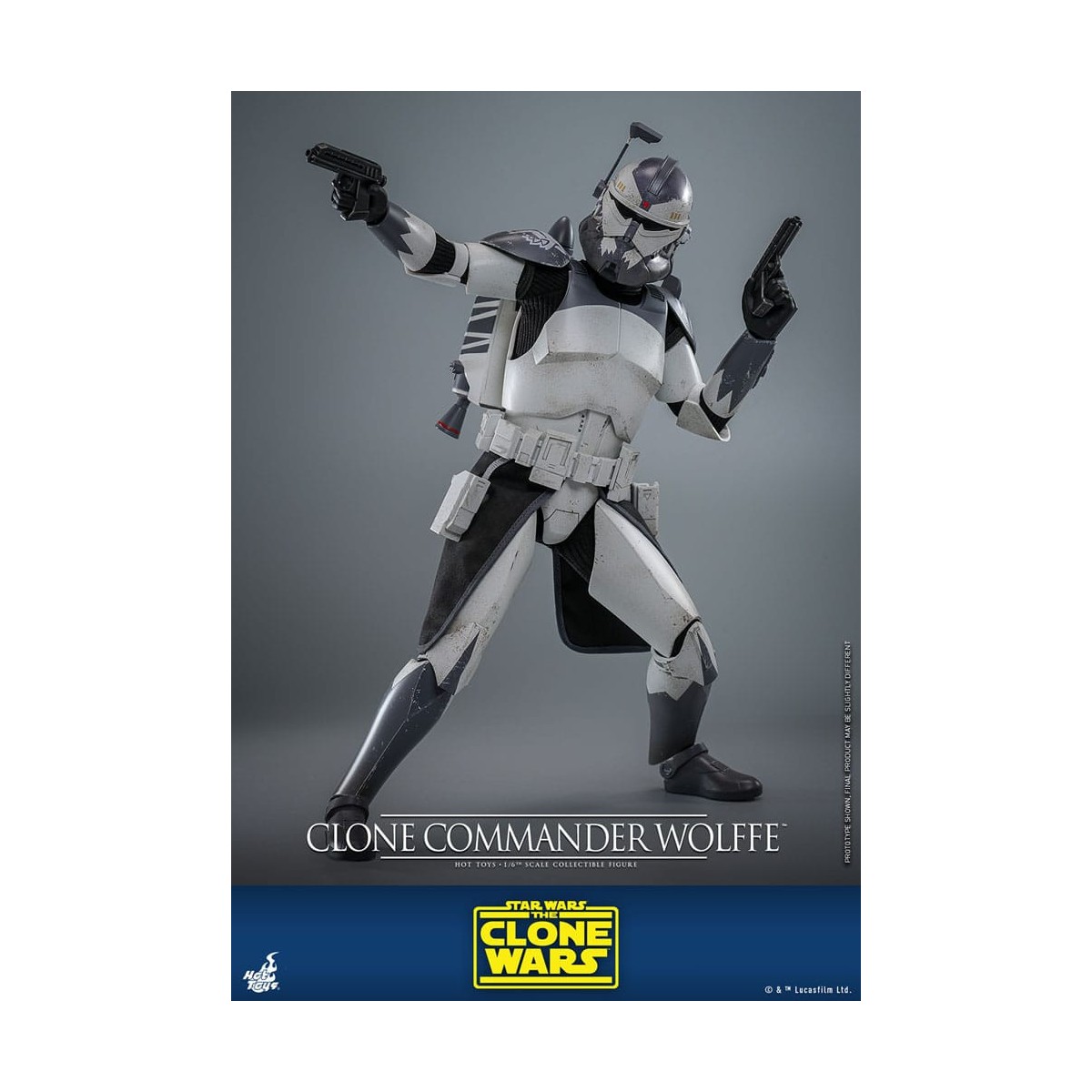 Hot Toys Star Wars - Comandante Clon Wolffe - The Clone Wars 1/6