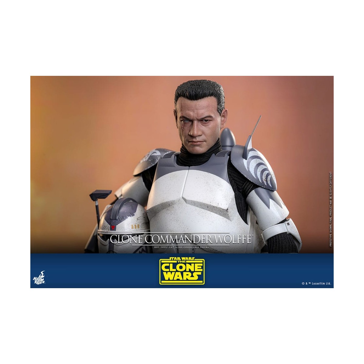 Hot Toys Star Wars - Comandante Clon Wolffe - The Clone Wars 1/6