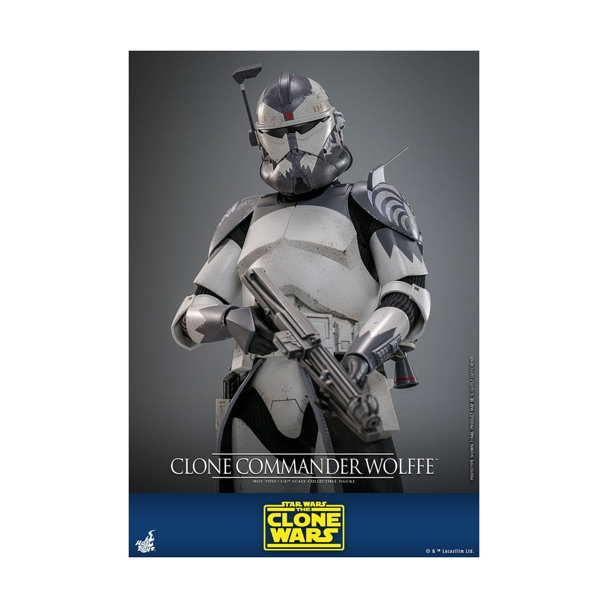 Hot Toys Star Wars - Comandante Clon Wolffe - The Clone Wars 1/6