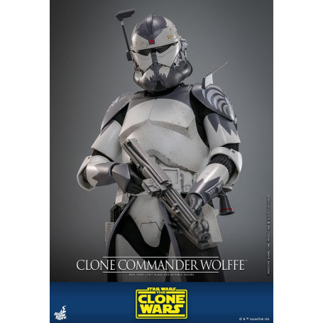 Hot Toys Star Wars - Comandante Clon Wolffe - The Clone Wars 1/6