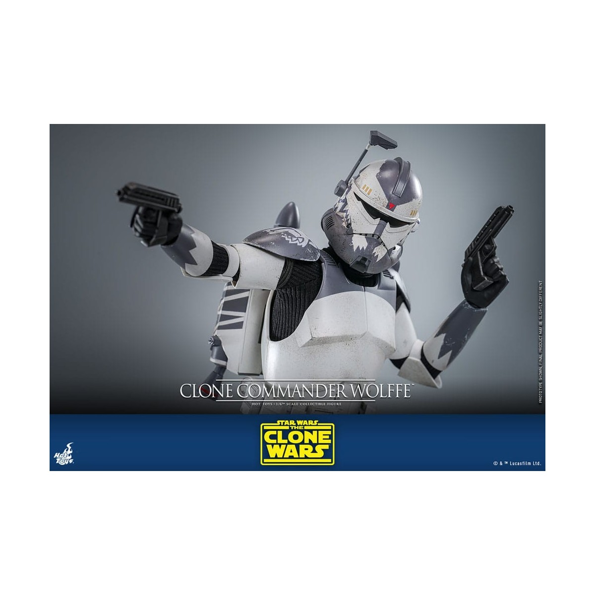 Hot Toys Star Wars - Comandante Clon Wolffe - The Clone Wars 1/6