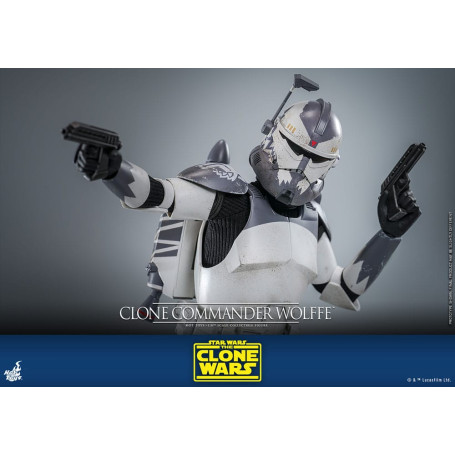 Hot Toys Star Wars - Comandante Clon Wolffe - The Clone Wars 1/6