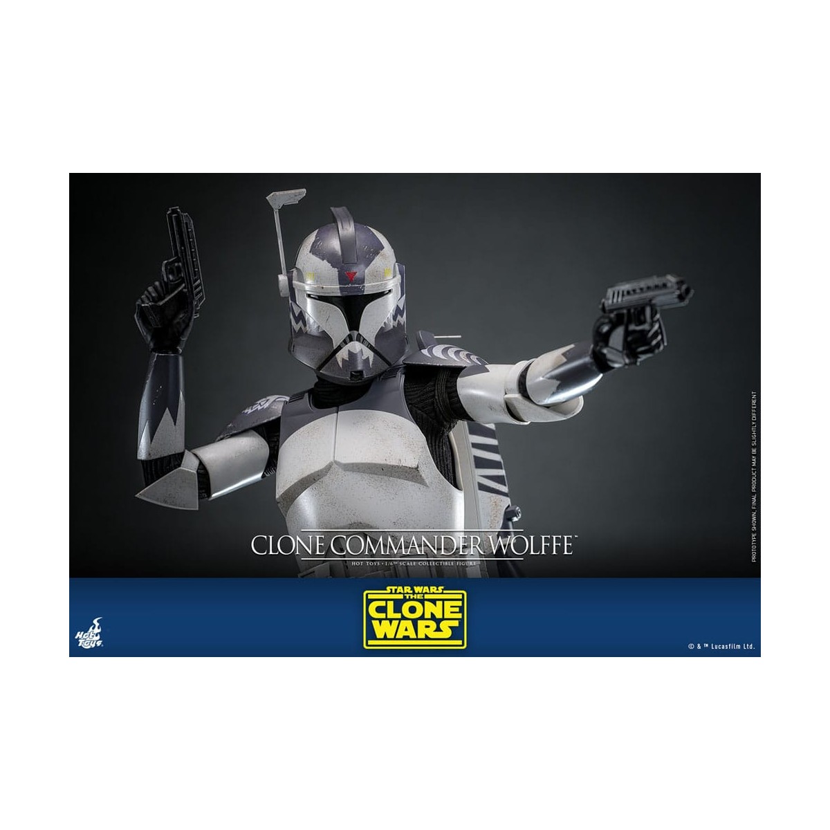 Hot Toys Star Wars - Comandante Clon Wolffe - The Clone Wars 1/6