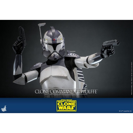 Hot Toys Star Wars - Comandante Clon Wolffe - The Clone Wars 1/6