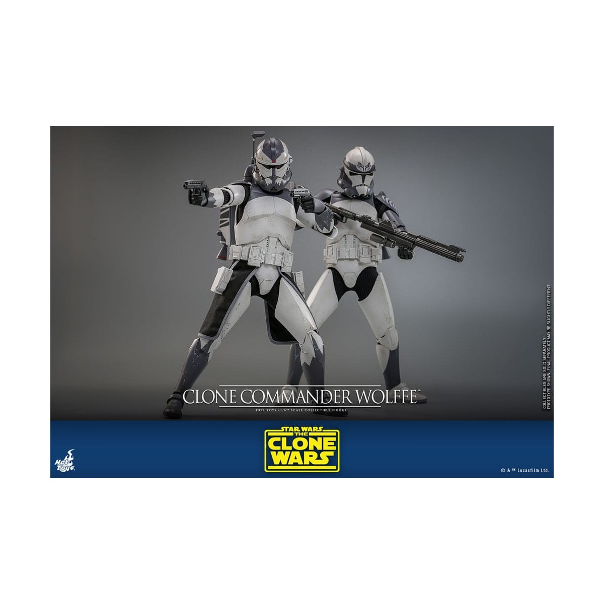 Hot Toys Star Wars - Comandante Clon Wolffe - The Clone Wars 1/6