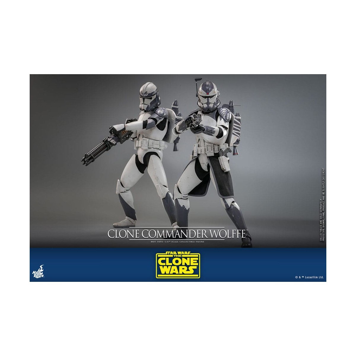Hot Toys Star Wars - Comandante Clon Wolffe - The Clone Wars 1/6