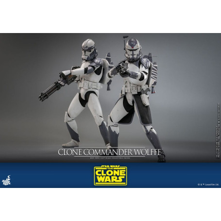 Hot Toys Star Wars - Comandante Clon Wolffe - The Clone Wars 1/6