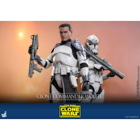 Hot Toys Star Wars - Comandante Clon Wolffe - The Clone Wars 1/6