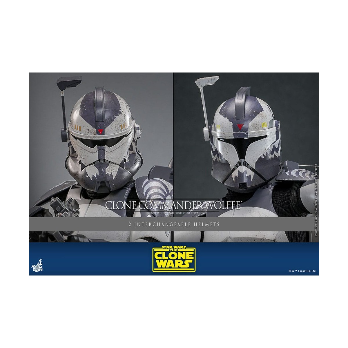 Hot Toys Star Wars - Comandante Clon Wolffe - The Clone Wars 1/6