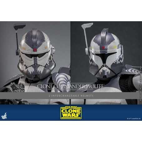 Hot Toys Star Wars - Comandante Clon Wolffe - The Clone Wars 1/6