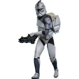 Hot Toys Star Wars - 104 Batallón Wolfpack Clone Trooper Versión Deluxe - The Clone Wars 1/6