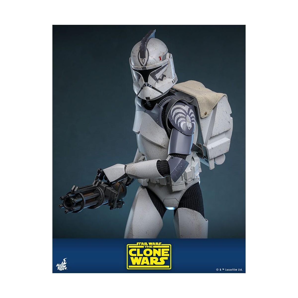 Hot Toys Star Wars - 104 Batallón Wolfpack Clone Trooper Versión Deluxe - The Clone Wars 1/6