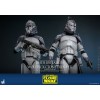 Hot Toys Star Wars - 104 Batallón Wolfpack Clone Trooper Versión Deluxe - The Clone Wars 1/6