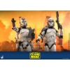 Hot Toys Star Wars - 104 Batallón Wolfpack Clone Trooper Versión Deluxe - The Clone Wars 1/6