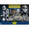 Hot Toys Star Wars - 104 Batallón Wolfpack Clone Trooper Versión Deluxe - The Clone Wars 1/6