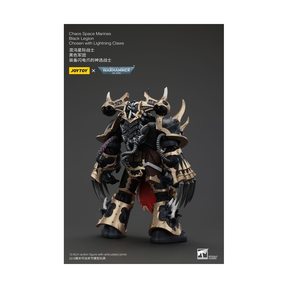 JoyToy Marines Espaciales - Legión Negra - Elegidos con Garras de Rayo 1/18 - Warhammer 40K