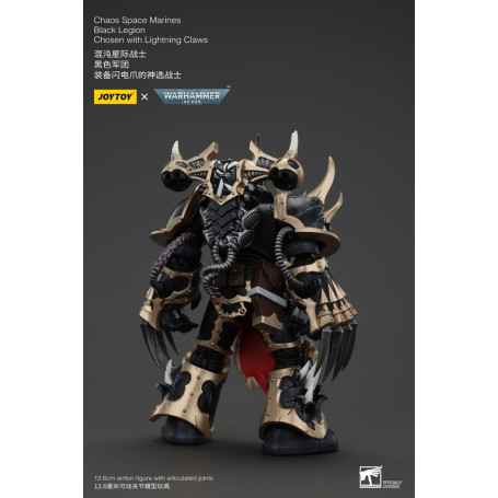 JoyToy Marines Espaciales - Legión Negra - Elegidos con Garras de Rayo 1/18 - Warhammer 40K