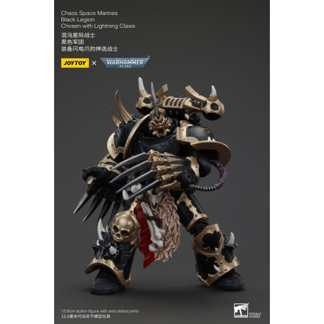 JoyToy Marines Espaciales - Legión Negra - Elegidos con Garras de Rayo 1/18 - Warhammer 40K