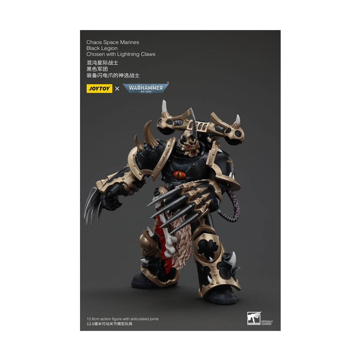 JoyToy Marines Espaciales - Legión Negra - Elegidos con Garras de Rayo 1/18 - Warhammer 40K
