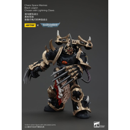 JoyToy Marines Espaciales - Legión Negra - Elegidos con Garras de Rayo 1/18 - Warhammer 40K