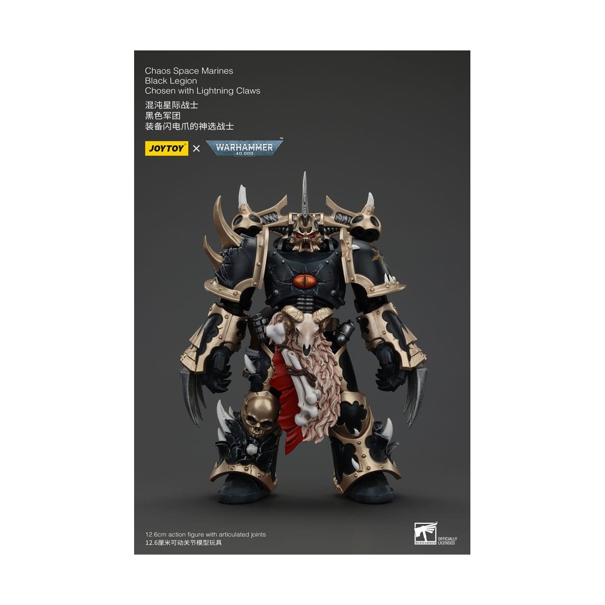 JoyToy Marines Espaciales - Legión Negra - Elegidos con Garras de Rayo 1/18 - Warhammer 40K