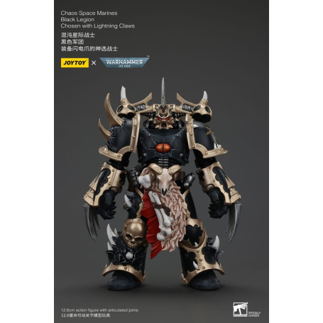 JoyToy Marines Espaciales - Legión Negra - Elegidos con Garras de Rayo 1/18 - Warhammer 40K
