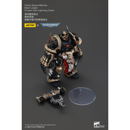 JoyToy Marines Espaciales - Legión Negra - Elegidos con Garras de Rayo 1/18 - Warhammer 40K