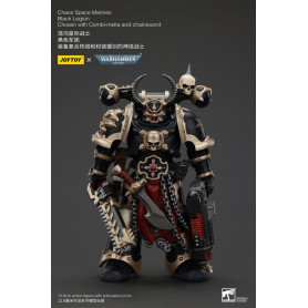 JoyToy Marines Espaciales - Legión Negra - Elegido con Combi-melta y chainsword 1/18 - Warhammer 40K