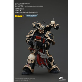 JoyToy Marines Espaciales - Legión Negra - Elegido con Combi-melta y chainsword 1/18 - Warhammer 40K