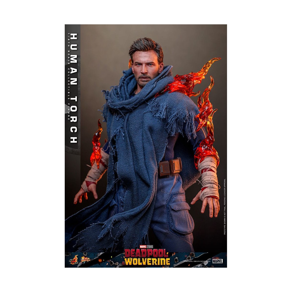 Hot Toys Marvel Deadpool & Wolverine - Antorcha Humana MMS 1/6