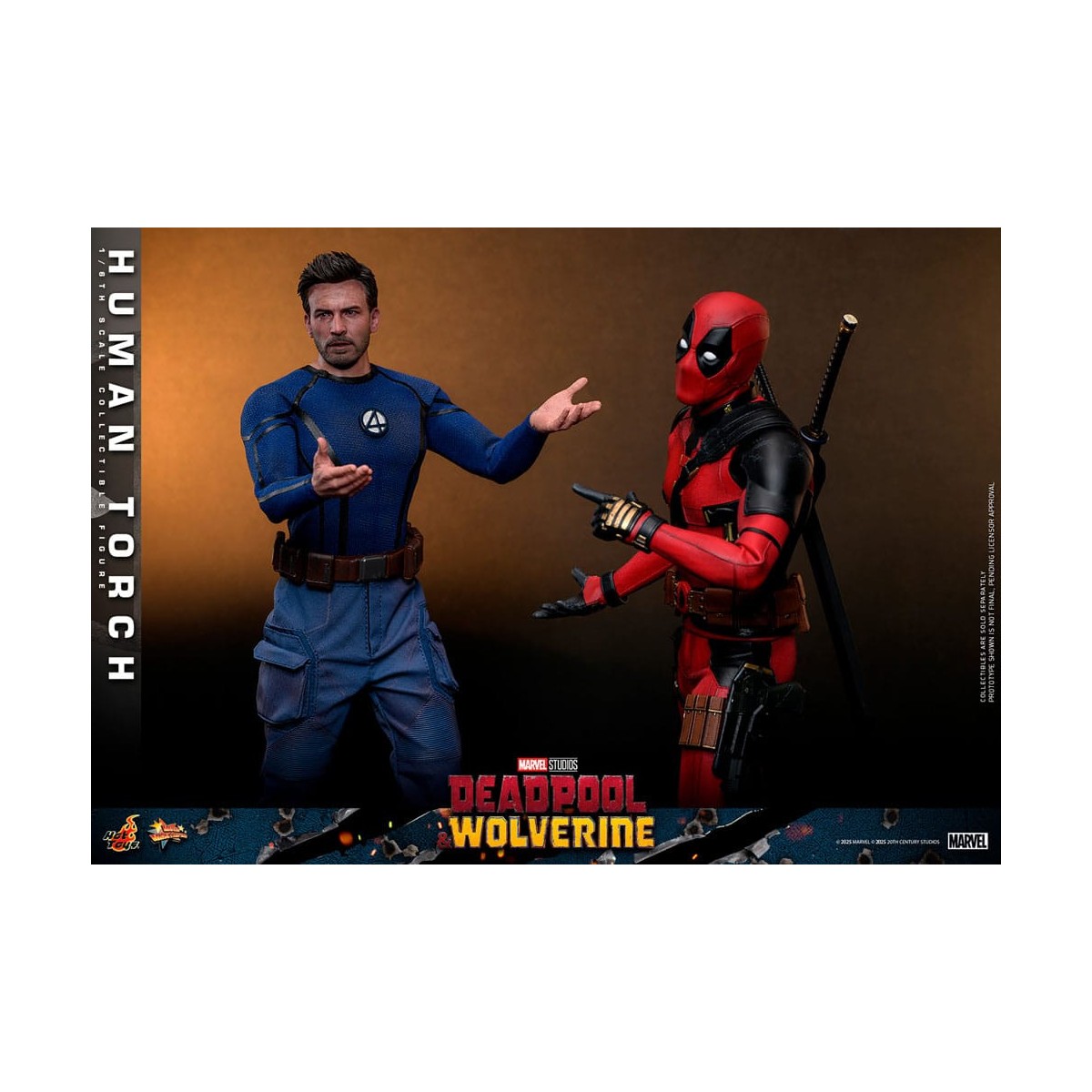 Hot Toys Marvel Deadpool & Wolverine - Antorcha Humana MMS 1/6