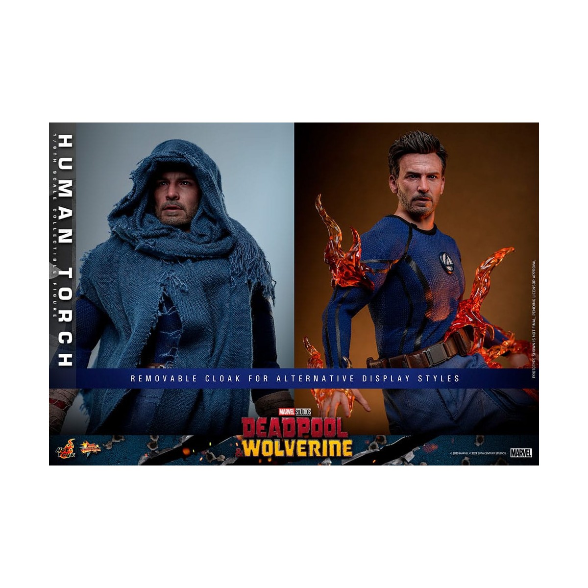 Hot Toys Marvel Deadpool & Wolverine - Antorcha Humana MMS 1/6