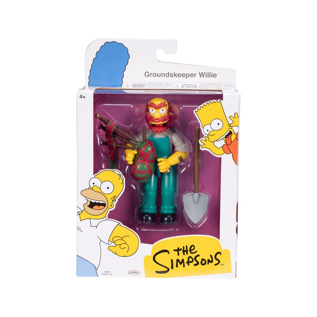 Jakks Pacific - Los Simpson - Ola 1 Homer, Bart, Willie, Otto.