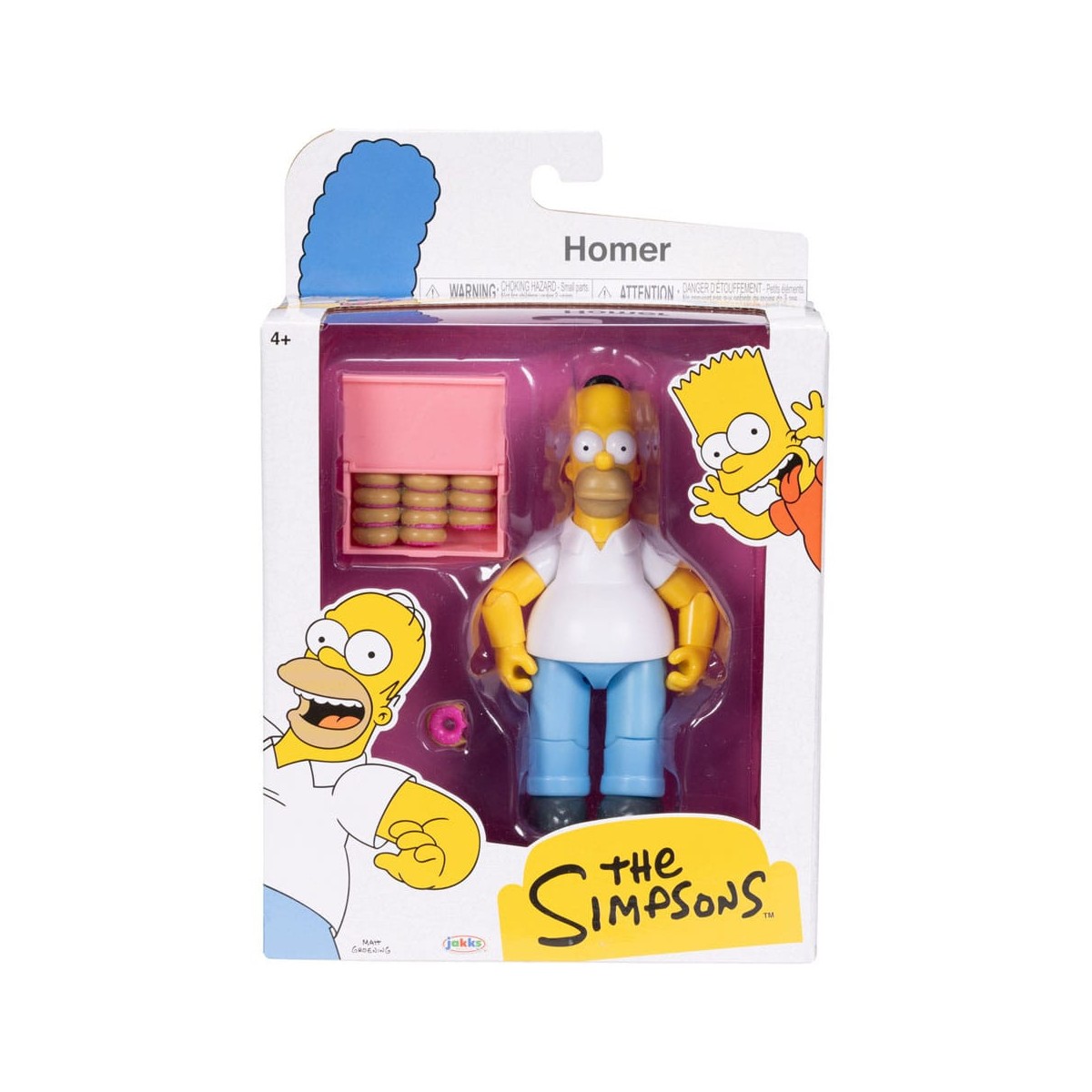Jakks Pacific - Los Simpson - Ola 1 Homer, Bart, Willie, Otto.