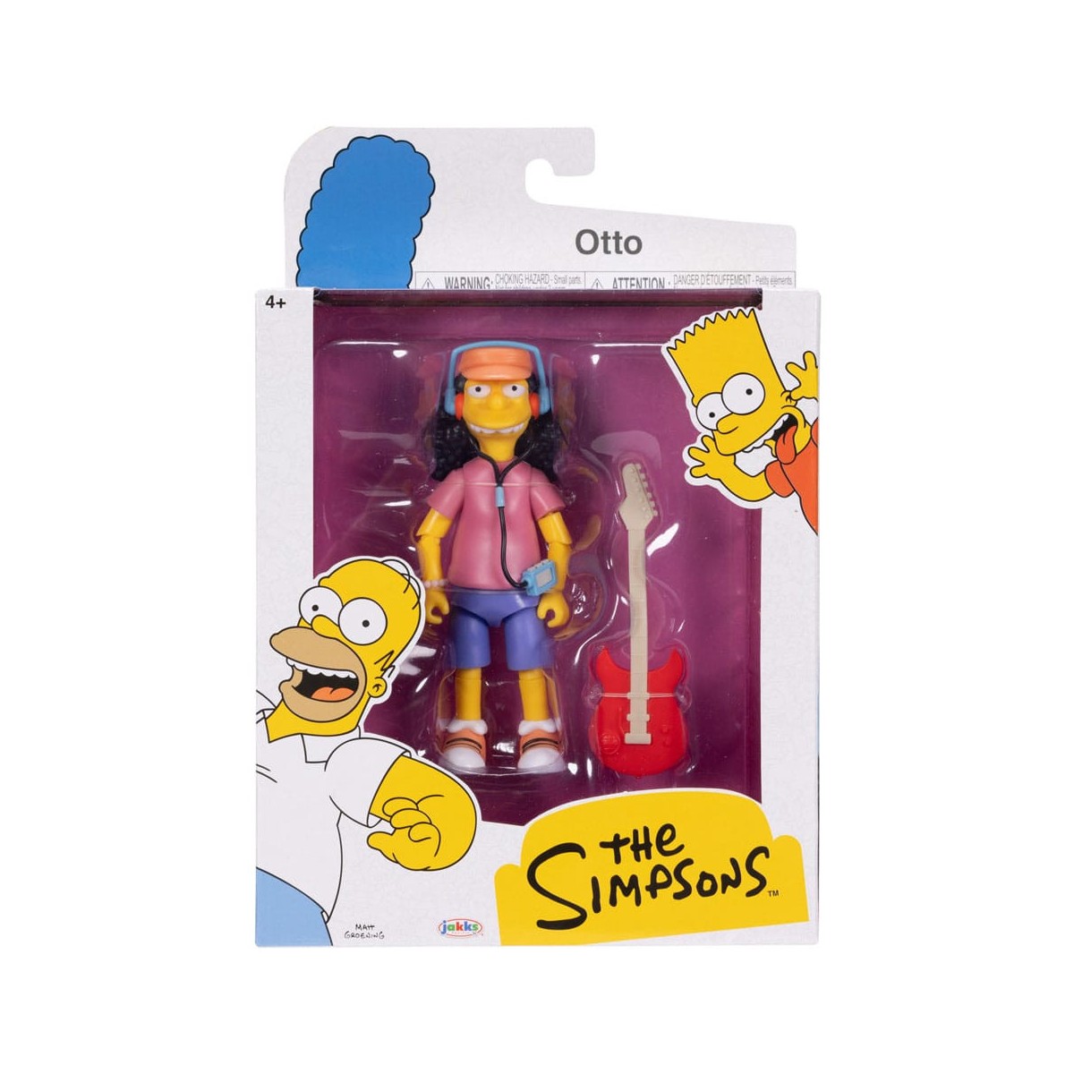 Jakks Pacific - Los Simpson - Ola 1 Homer, Bart, Willie, Otto.
