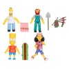 Jakks Pacific - Los Simpson - Ola 1 Homer, Bart, Willie, Otto.