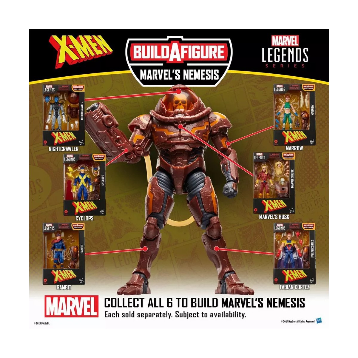 Hasbro Marvel Legends Series X-Men - Husk - Nemesis Wave