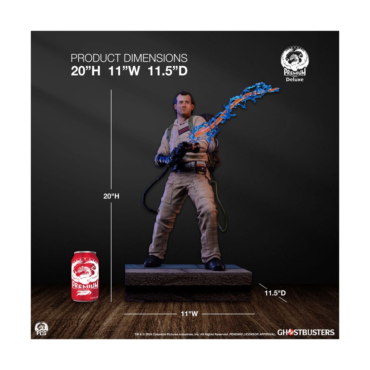 Premium Collectibles Studio PCS - Peter Venkman Versión Deluxe 1/4 - Los Cazafantasmas - Ghostbusters