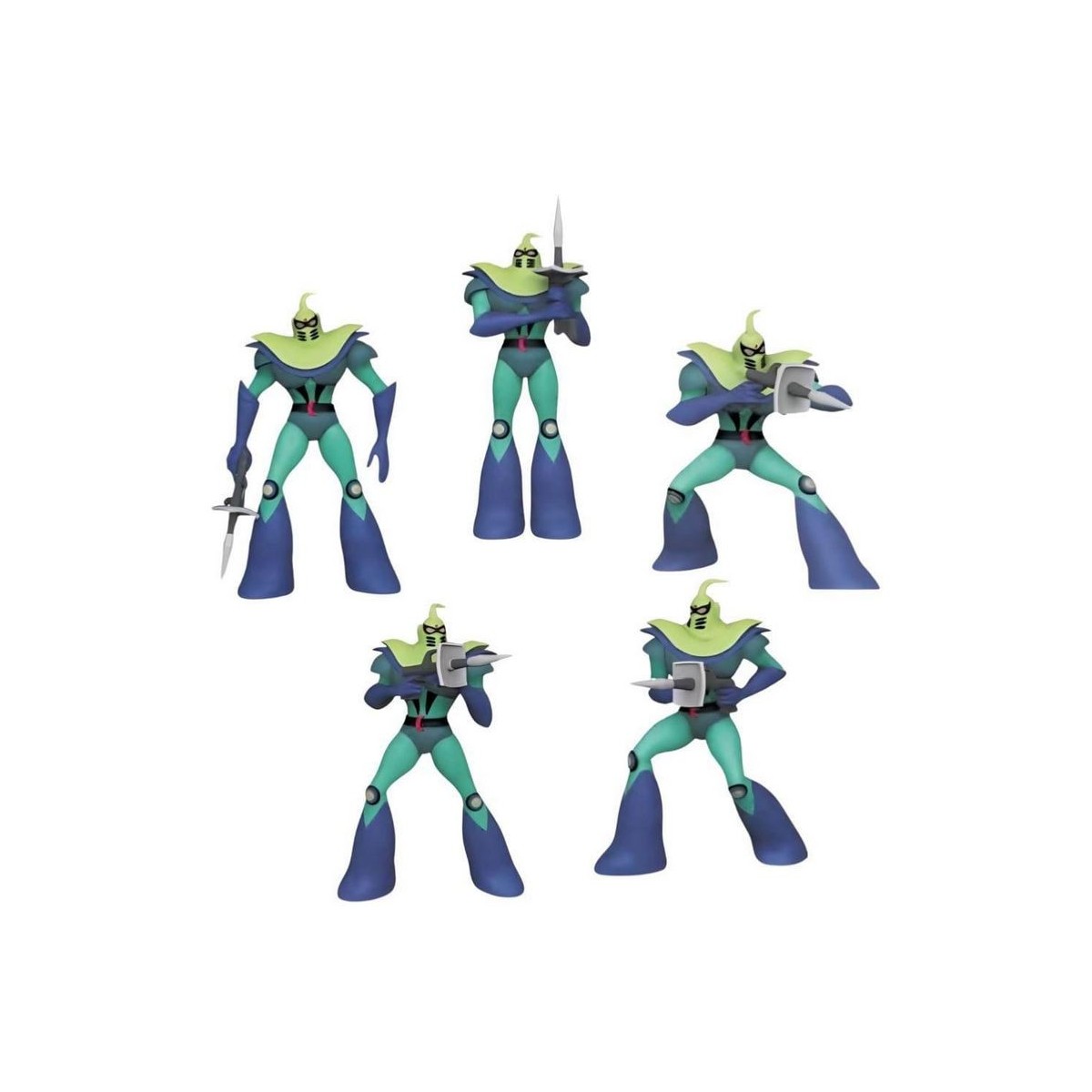 Plastoy - GOLDORAK - Pack 5 Figuritas Soldados Veganos