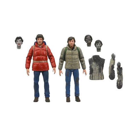 NECA - Jack y David - El hombre lobo de Londres - Un hombre lobo americano en Londres