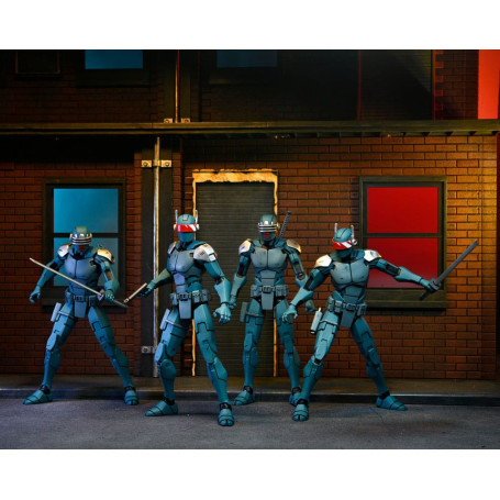 NECA - IDW Comics - Ultimate SYNJA PATROL BOT - El Último Ronin - TMNT - Teenage Mutant Ninja Turtles
